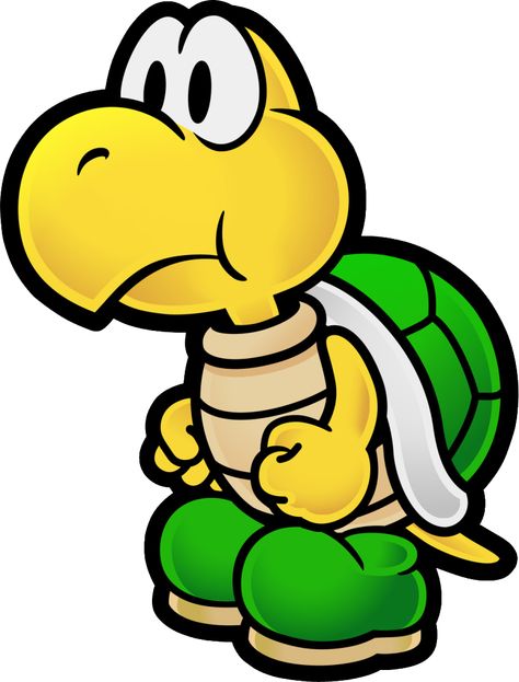 Koopa Troopa Koopa Troopa, Paper Mario, Super Mario Bros, Mario Bros, Super Mario, Wii, Next Level, Nintendo, Mario