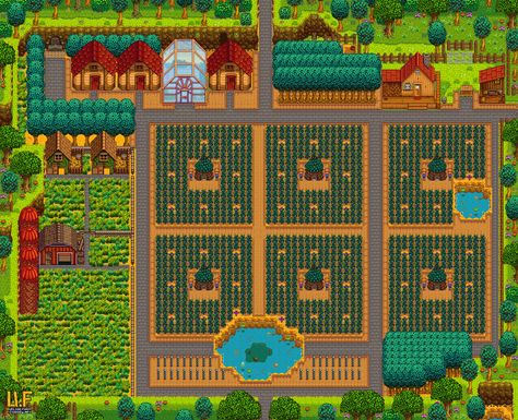 https://imgur.com/S3noPMb Green House Layout, Junimo Hut Layout, Stardew Valley Farmhouse Interior, Stardew Valley Farmhouse, Farmhouse Interior Ideas, House Layout Ideas, Stardew Valley Junimo, Farm Layouts, Layout House