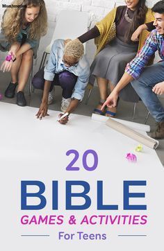 20 Fun Bible Games And Activities For Teens                                                                                                                                                                                 More                                                                                                                                                                                 More Bible Games For Youth, Youth Ministry Games, Teen Bible Study, Bible Study Activities, Youth Bible Study, Teen Ministry, Youth Lessons, Sunday School Games, Church Games