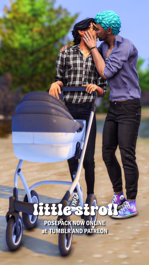 because we need to go out with our infants... 'little stroll’ 4 single and 3 adult couple poses to be mixed and matched with the 3 infant poses in the stroller ♥ couple poses for sims 4 Sims 4 Cc Stroller Patreon, Sims 4 Stroller Poses, Sims 4 Stroller Functional, Sims 4 Stroller Cc, Sims 4 Baby Poses, Sims 4 Poses Single, Sims 4 Infant Poses, Infant Sims 4, Infant Poses