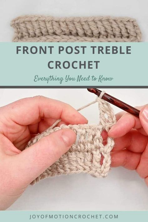 How To Front Post Treble Crochet Crochet Stitches Cheat Sheet, Fpdc Crochet Stitch, Treble Crochet, Modern Crochet Blanket, Crochet Stitches Chart, Crochet Pieces, Day Outfit Ideas, Back Post Double Crochet, Half Double Crochet Stitch