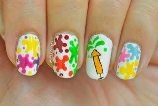 Holi Inspired Nails, Holi Nails Design, Holi Nails Art, Holi Nail Art Design, Holi Nails, Songkran Festival, Happy Holi, Festival Nails, Mail Art