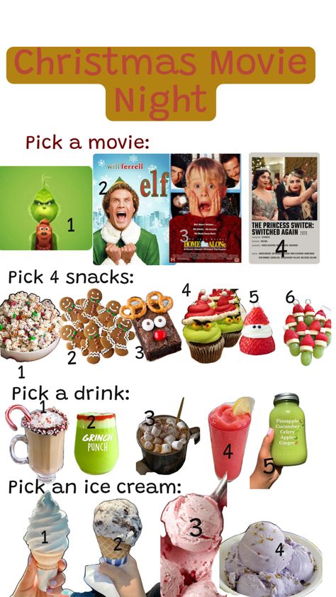 Ideas!!! Kids Christmas Movie Night, Christmas Night Ideas, Xmas Movie Night, Christmas Sleepover Aesthetic, Christmas Sleepovers, Christmas Movie Night Ideas, Xmas Sleepover, Christmas Sleepover Ideas, Xmas List Ideas