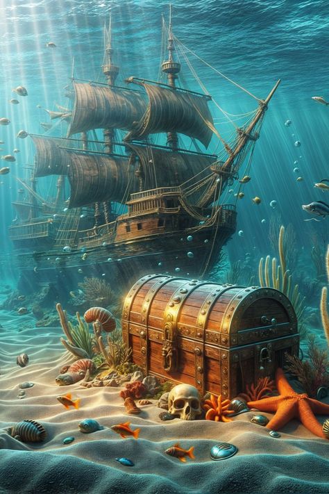 Ghost Ship Art, Canvas Stretching, Pirate Ship Art, Navi A Vela, Pirate Ships, Boat Sailing, Old Sailing Ships, Undersea World, Draw Animals