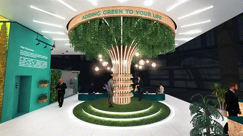 SILAL on Behance Island Booth, Museum Flooring, Event Booth Design, Digital Signage Displays, Booth Decor, Event Booth, Kiosk Design, Column Design, Interior Design Work