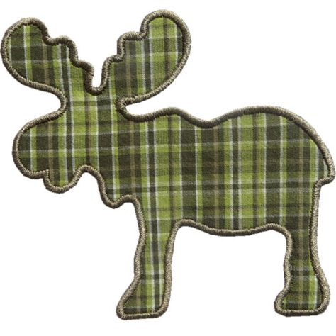 Moose Silhouette Applique by HappyApplique.com Embroidery Stencils, Moose Applique, Moose Silhouette, Motifs D'appliques, Creeper Minecraft, Appliqué Quilts, Christmas Applique, Applique Templates, Sewing Appliques