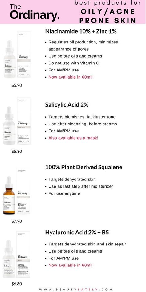 Thr Ordinary Skin Care, Ordinary Acne Routine, Ordinary Skincare Routine Oily Skin, Oily Acne Skin Care Routine, Skin Care Oily Skin Skincare Routine, Clear Skin Tips For Oily Skin, Best Skin Care Routine For Oily Skin, Skin Care For Acne And Oily Skin, Acne Prone Skin Care Skincare Routine