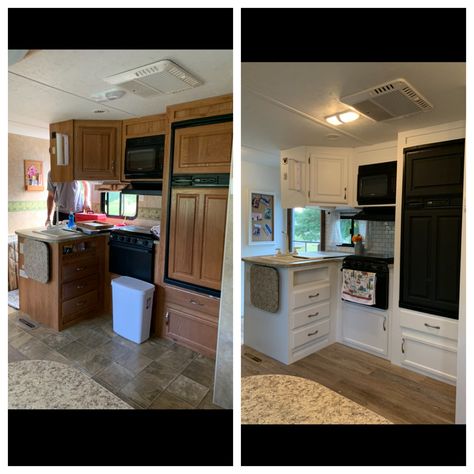 Jayco Travel Trailer Remodel Camper Renovation, Jayco Jayflight Travel Trailer Remodel, Jayco Jayflight Makeover, Renovate Camper, Rv Restoration, Jayco Travel Trailers, Caravan Life, Bunkhouse Travel Trailer, Motorhome Remodel