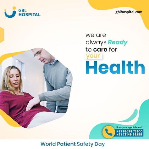 World Patient Safety Day, World Pharmacist Day, E-commerce App, Medical App, Hair Logo, Medical Facts, Patient Safety, Flyer And Poster Design, Pregnant Diet