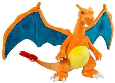 Pokemon: 12" Premium Plush - Charizard Charizard Plush, Shiny Charizard, Pokemon Original, Pokemon Dolls, Pokemon Charizard, Original Pokemon, Pokemon Plush, Cute Cartoon Characters, Girls Collection