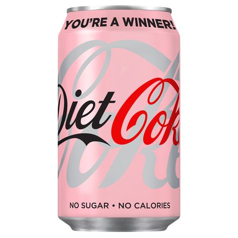 You can now get pink Diet Coke cans in the UK- CosmopolitanUK Pink Diet, Jolly Rancher Apples, Diet Coke Can, Vintage Soda Bottles, Coke Can, Coca Cola Can, Coke Zero, Coke Cans, Diet Coke