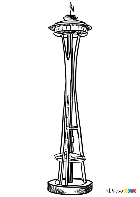 How to Draw Space Needle, World Marvels обновлено: July 14, 2018 автором: Space Needle Drawing, How To Draw Space, Needle Drawing, Draw Space, Gestalt Principles, Space Drawings, Outline Drawing, Outline Drawings, Drawing Easy