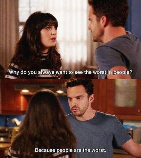 New Girl Memes, New Girl Funny, New Girl Characters, New Girl Tv Show, Quotes Distance, Nick And Jess, New Girl Quotes, Jessica Day, Nick Miller