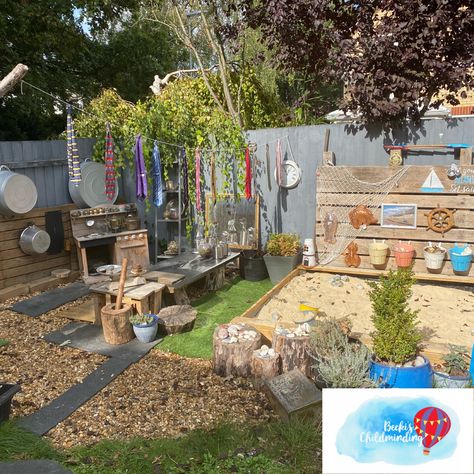 Curiosity Approach Garden, Garden Play Area, Play Area Outdoor, Kids Garden Play Area, Play Area Garden, Outdoor Playscapes, Kids Garden Play, Eyfs Outdoor Area, Natural Classroom