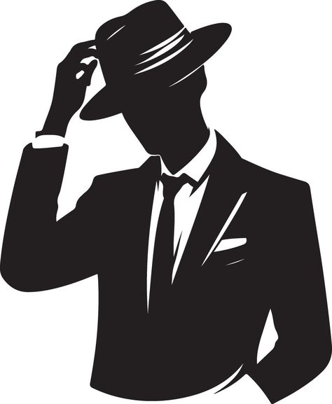 a minimalist business man with hat, one hand on the head, stylish pose, silhouette, black color silhouette Pose Silhouette, Stylish Pose, Man With Hat, Silhouette Of A Man, Minimalist Business, Young Black, Bare Shoulders, The Head, Vector Background