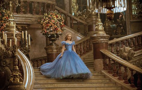 2015 Wallpaper, Cinderella Movie, Cinderella 2015, Disney Version, Royal Ball, Kenneth Branagh, Blue Ball Gowns, A Cinderella Story, Bonham Carter