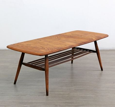 Coffee Table With Magazine Rack, 60s Coffee Table, Vintage Sofa Table, Scandi Coffee Table, Midcentury Coffee Table, Wood Coffe Table, Mcm Coffee Table, Ercol Coffee Table, Retro Coffee Table