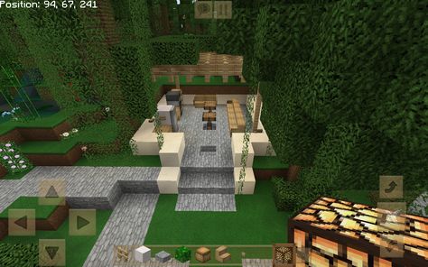 A beautiful sitting area for my garden. Minecraft Sitting Area Outside, Enchant Area Minecraft, Enchanting Table Area Minecraft, Minecraft Sitting Area, Enchanting Area Minecraft, Minecraft Buildings, Minecraft Designs, Sitting Area, My Garden