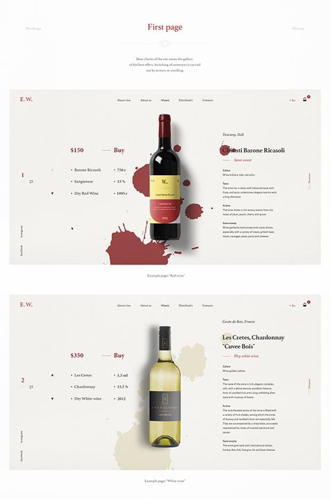 Wine Catalogue Design, Wine Advertising Design, Wine Websites, Wine Brochures, Wine Infographic, Vino Color, Wine Presentation, Wine Advertising, Bio Pool