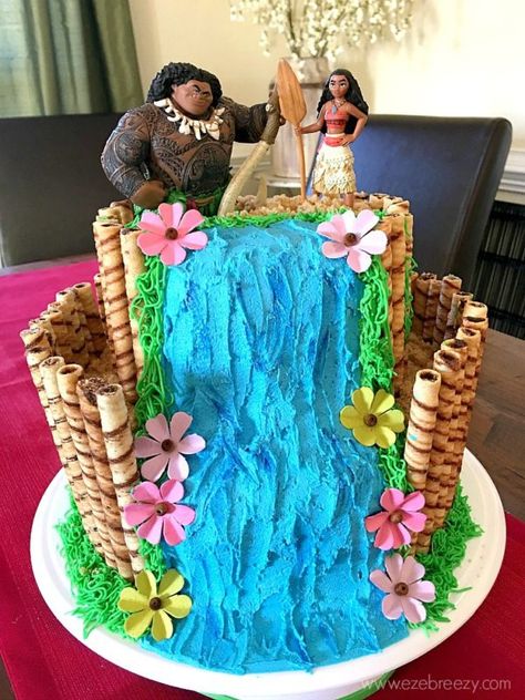 Kue Disney, Disney Moana Birthday Party, Cake Decorating For Kids, Moana Birthday Cake, Bolo Moana, Moana Cake, Moana Birthday Party, Moana Party, Dessert Party