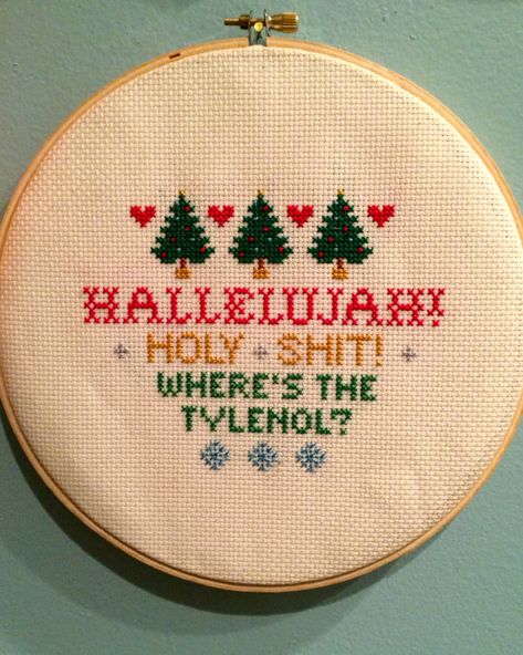 National Lampoon's Christmas Vacation Clark by stitchesbylibby Christmas Vacation Cross Stitch, Christmas Vacation Party, Happiest Season, National Lampoon's Christmas Vacation, Griswold Family Christmas, National Lampoon, Quotes Christmas, Clark Griswold, National Lampoons Christmas