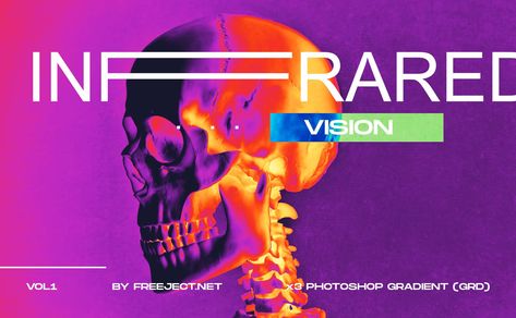 Free Infrared Vision VOL 01 Photoshop Gradient Brush Illustration, Heat Map, Photoshop Presets, Free Download Photoshop, Graphics Layout, Dark Phone Wallpapers, Illustration Background, Photoshop Effects, Color Palette Design