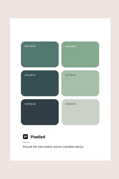 This green pastel color palette ranges from soft, light mint to deep, rich forest green. These soothing and natural hues create a sense of calm and freshness, perfect for designs that aim to evoke a tranquil and organic feel in illustration, branding, typography, and web UI. Pastel Color Palette Green, Pastel Green Color Palette, Mint Green Color Palette, Soft Green Color Palette, Forest Color Palette, Mint Color Palettes, Ceiling Crown, Mint Palette, Color Scheme Generator