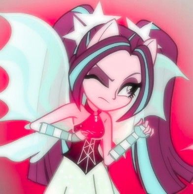 Aria Blaze Icon, Aria Blaze, Teen Titans Starfire, My Icon, Rainbow Rocks, Mlp Characters, My Little Pony Comic, My Little Pony Characters, Girl Rainbow