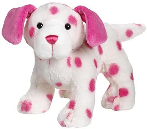 Pink Dalmatian, Webkinz Stuffed Animals, Pink Stuffed Animals, White Puppy, Pink Puppy, Beanie Boo, Animal Room, Virtual Pet, Fun Games For Kids