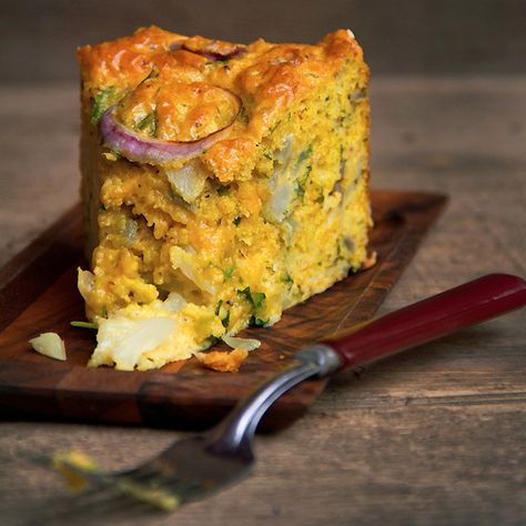 Yotam Ottolenghi's Cauliflower Cake - SippitySup Cauliflower Quiche, Cauliflower Cake, Cauliflower Cakes, Yotam Ottolenghi Recipes, Ottolenghi Recipes, Vegetarian Main Course, Yotam Ottolenghi, Middle Eastern Recipes, At The Table