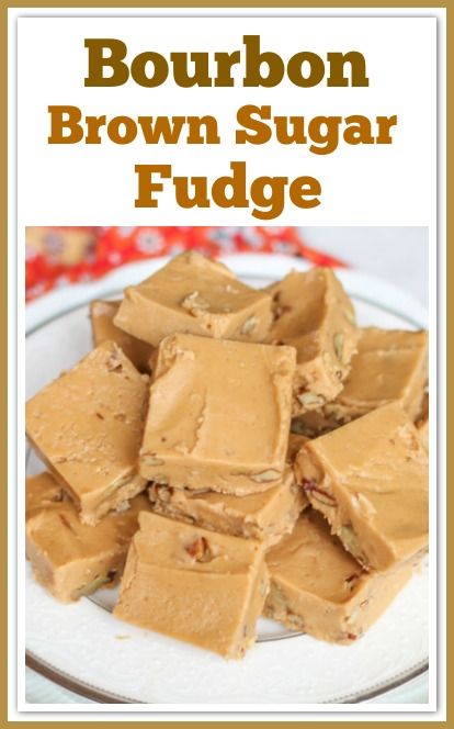 #ad Brown sugar fudge is sweet, creamy, rich, and buttery. This #recipe adds bourbon for an extra complexity in flavor. The brilliant melt in your mouth combination is certain to make your taste buds happy. #aforkstale Bourbon Fudge, Brown Sugar Fudge, Fudge Recipes Easy, Fudge Easy, Bourbon Cocktails, Dessert Tray, Fudge Recipe, Toasted Pecans, Party Desserts