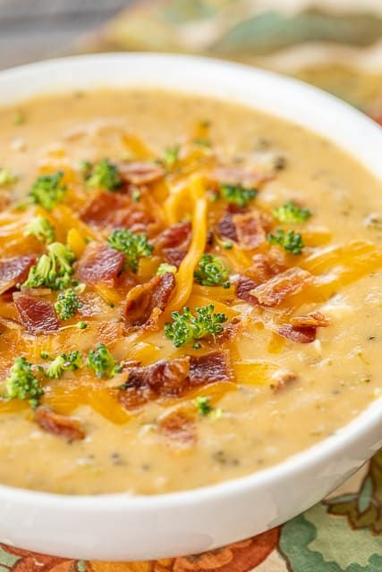 Cream Of Broccoli Cheese Soup, Broccoli Cream Cheese, Broccoli Potato Cheese Soup, Potato And Broccoli, Soup Broccoli, Slow Cooker Potatoes, Cream Of Broccoli, Broccoli Cheese Soup Recipes, Cheese Soup Recipes