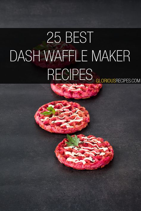 Pancake Maker Recipes, Dash Waffle Maker Recipes, Waffle Iron Recipes Easy, Waffle Maker Recipes Breakfast, Dash Waffle Maker, Waffle Bowl Recipe, Mini Waffle Recipe, Sweet Waffles, Waffle Bowl Maker