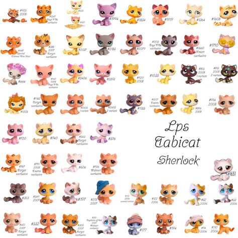 Lps Cat Numbers, Lps Numbers, Lps List, Lps Checklist, Cat Checklist, Lps Crafts, Lps Drawings, Lps Sets, Lps Collection