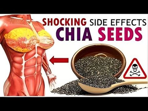 Unexpected Side Effects of Chia Seeds Revealed - YouTube Chia Seeds Side Effects, Chai Seed, Chia Seeds Protein, Chia Benefits, Seeds Benefits, Seed Recipes, Kids Juice, Chia Seeds Benefits, Chia Seed Recipes