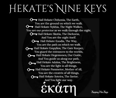 Modern Hekatean Witchcraft: Using Epithets To Take Your Practice Deeper | Hekatean Epithets Words of Power Goddess Magick, Hecate Goddess, Job Skills, Wiccan Magic, Witch Spirituality, Grimoire Book, Magic Spell Book, Wiccan Witch, Eclectic Witch