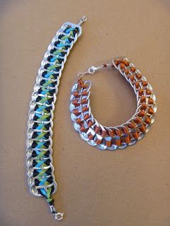 Jewelry Tricks, Feuille Aluminium Art, Pop Tab Crafts, Pop Tabs, Circle Jewelry, Recycled Jewelry, Expensive Jewelry, Upcycled Jewelry, Diy Schmuck