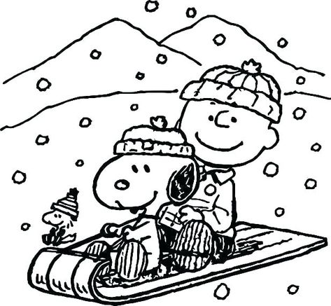 January Coloring Pages - Best Coloring Pages For Kids Snoopy Coloring Pages, Snoopy Und Woodstock, Charlie Brown Y Snoopy, Snoopy Valentine's Day, Snoopy Valentine, Woodstock Snoopy, Coloring Pages Winter, Christmas Tree Coloring Page, Christmas Coloring Sheets