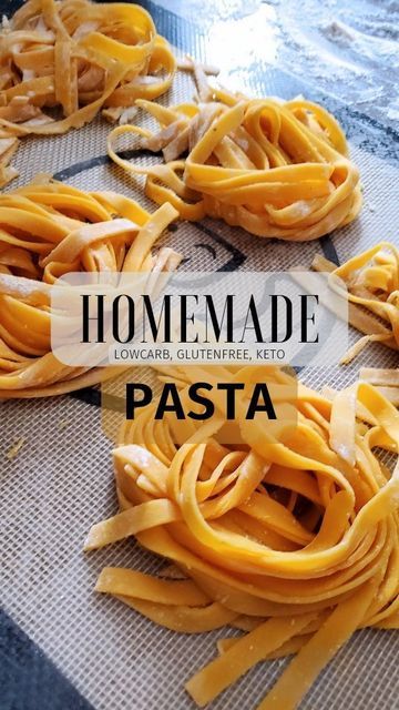 Debbie Kotchey on Instagram: "I found the perfect lowcarb pasta recipe over at @fatkitchenblog. It is made with lupin flour, almond flour, tapico flour, and a few other ingredients. It turned out perfect! The texture is great, it was so easy to roll and cut. And is delicious! I used my hand crank pasta machine to roll and cut into linguine. It makes 5 servings. So I dried 4 of the 5 to make later. You can make whatever shapes you want. I'm definitely making lasagna noodles and ravioli next. She Almond Flour Pasta Recipe, Almond Flour Pasta, Making Lasagna, Lupin Flour, How To Make Lasagna, Lasagna Noodles, Pasta Machine, No Noodle Lasagna, Hand Crank