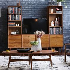 Bilik Tidur Minimalis, Reka Bentuk Dalaman, Minimalist Dekor, 60s Furniture, Living Room Decor Colors, Trendy Living Rooms, Home Modern, Cool Ideas, Living Room Tv