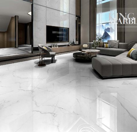 White Marble Flooring Design Living Room, Marble Flooring Design Living Room, White Floor Tiles Living Room, Porcelain Tile Floor Living Room, Marble Floor Living Room, White Marble Tile Floor, Marble Living Room, Tiles Living Room, Marble Flooring Design