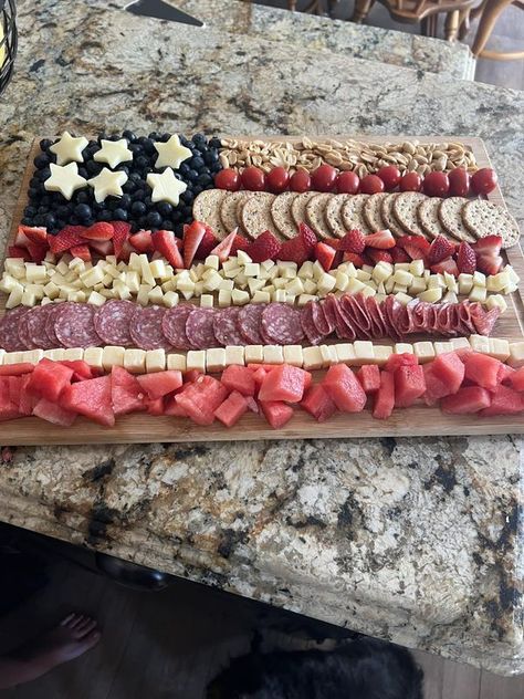 Memorial Day Charcuterie Board, Memorial Day Charcuterie, Fourth Of July Charcuterie Board, Fourth Of July Charcuterie, Patriotic Charcuterie Board, Welcome Home Parties, America Party, Charcuterie Spread, Charcuterie Platter