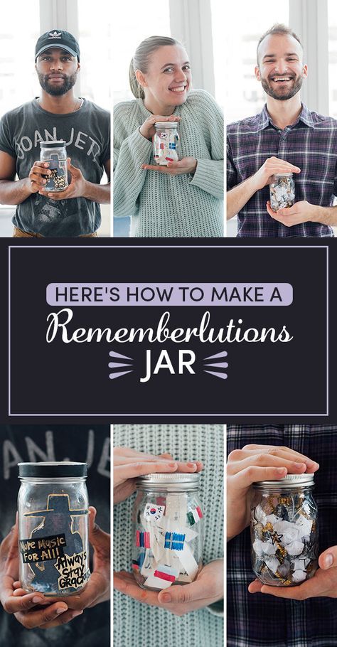 A rememberlutions jar is a fantastic alternative (or addition!) to New Year's resolutions. New Year Diy, Organization Bullet Journal, Finishing School, New Year's Resolutions, New Year New Me, Jar Gifts, Mason Jar Crafts, In Addition, Crafty Diy