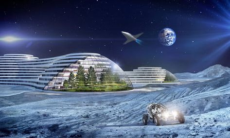 The Future Living Report on How Homes Will Look in 100 Years | Digital Trends City On The Moon, Vincent Callebaut, Holographic Projection, Underwater City, Genius Loci, Life On Mars, Space City, Futuristic City, Future City