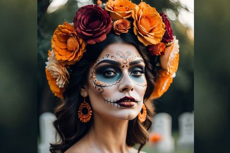 Day of the Dead is one of the most beloved traditions in Mexico, as shown by the wild success of Pretty Sugar Skull Makeup, Day Of The Dead Makeup Ideas, Day Of The Dead Face Makeup, Diy Day Of The Dead Headpiece, Day Of The Dead Hairstyles, Day Of The Dead Makeup Simple, Day Of The Dead Makeup Tutorial, Simple Day Of The Dead Makeup, Day Of The Dead Make Up