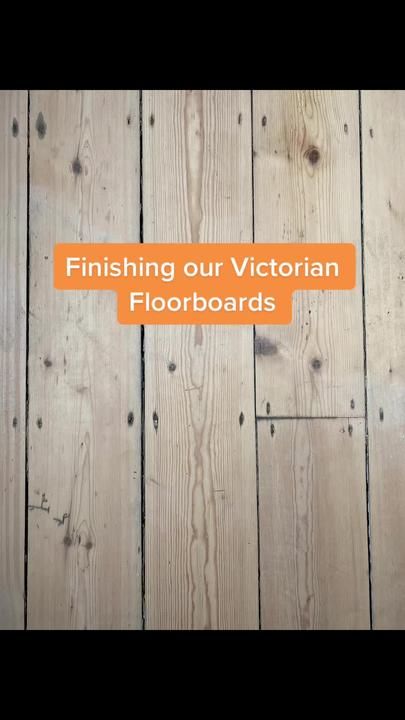 Finiahing our Victorian Floorboards. We previously sanded then down to... | TikTok Victorian Floorboards, Flooring, Wood