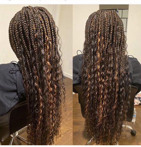 Goddess Braids Black, Goddess Box Braids, Goddess Braids, Box Braids, Braided Hairstyles, Dark Brown, Black And Brown, Dreadlocks, Braids