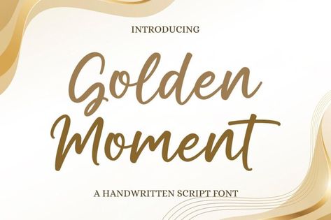 Download Golden Moment font for iOS, Android, macOS, or Windows for free, or you can buy the full version with a commercial license here. Golden Moment is a delicate, elegant, and flowing handwritten font. It has beautiful and well-balanced characters and as a result, it matches a wide pool of designs. Golden Moment Font Free […] The post Golden Moment Font appeared first on FreeFontDL. Golden Moments, Blog Font, Handwritten Script Font, Font Generator, Sans Serif Fonts, Script Fonts, Free Fonts Download, Serif Fonts, Elegant Invitations