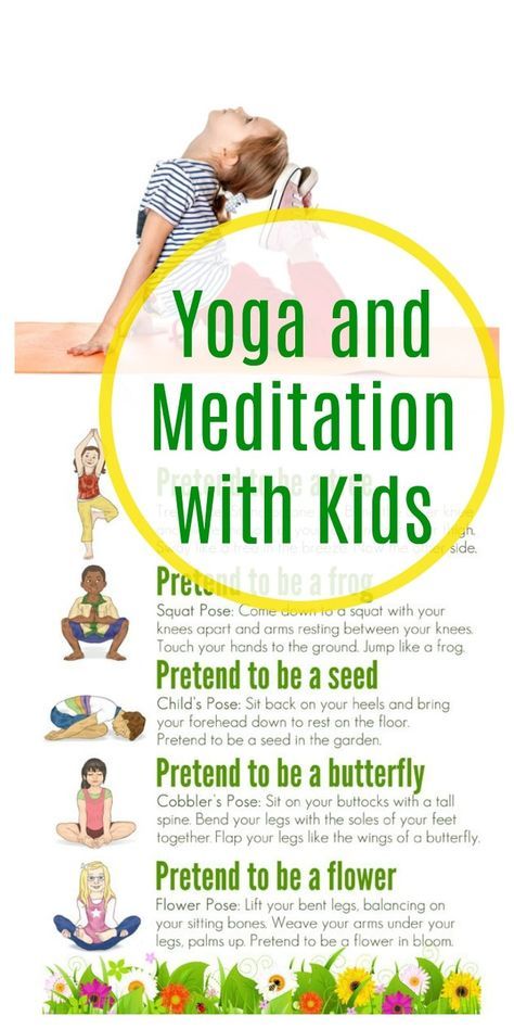 Yoga and Meditation with Kids Meditation For Kids, Meditation Kids, Childrens Yoga, Yoga Nature, Super Healthy Kids, Yoga Beginners, Kids Healthy, Yoga Posen, Yoga Iyengar