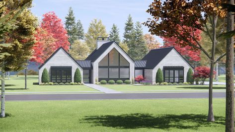 PLANS 2,000 TO 3,000 SQ FT | Mysite Modern Transitional House Plans, New Zealand Style, Formed Concrete, Transitional House Plans, Multigenerational House, Porch Fireplace, Retirement House, Modern Style House Plans, Modern Ranch